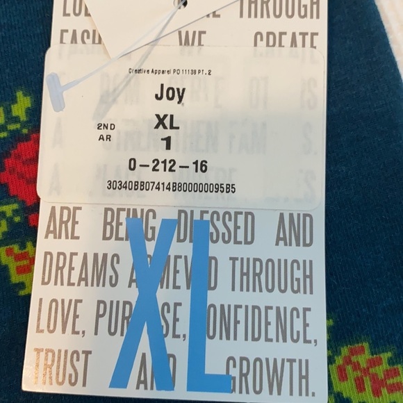 LuLaRoe woman’s coverup Joy XL floral side slits - Picture 7 of 12